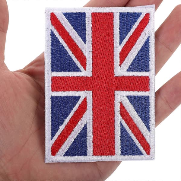 6 stk. hulreparationslapper Nationalflag Tøjlapper Tilbehør Mode Broderi Applikation