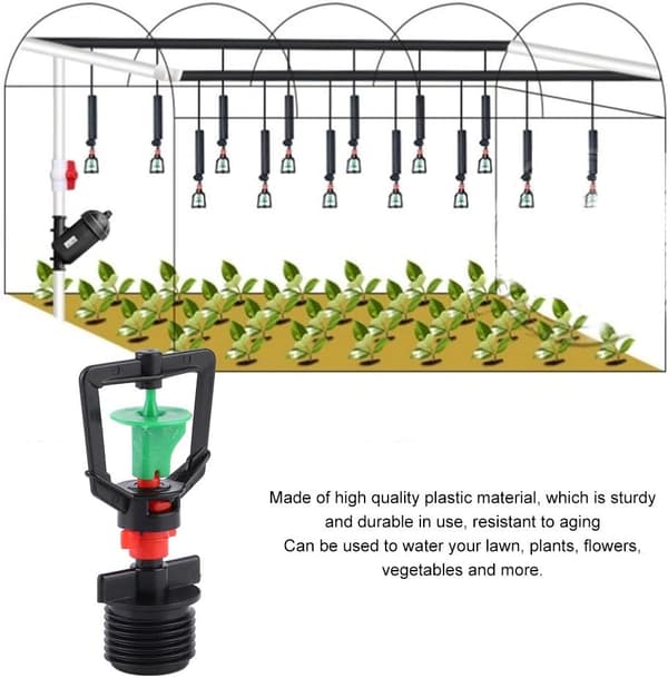 20 stk G1/2 mikrohagesprinkler for vanning
