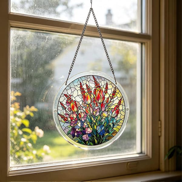 Akrylpuslespill Solfanger – 83 deler DIY-montering – for vindu og hage