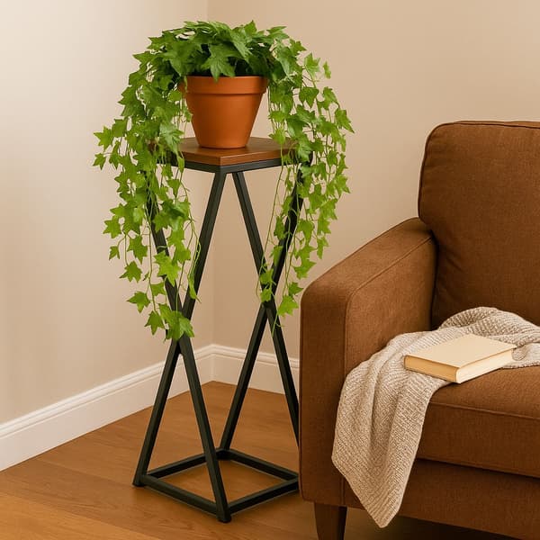 Kasviteline – Teräs, lastulevy, 61 cm korkeus