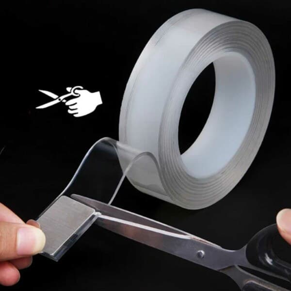 Nano Tape - Double-sided reusable tape - Nano Tape transparent 1m 1m 1m