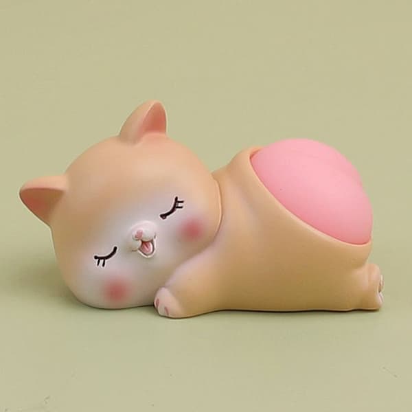 Funny Soft Squeeze Toy, Squeezable Q Butt Ornament Cute Elastic Butt Squeeze Doll Birthday Gift, Office Toy with Light (1 pc)(Style 4)