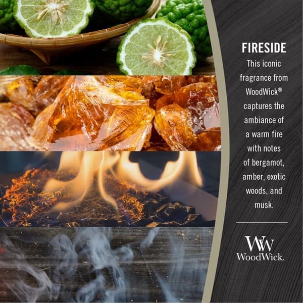WoodWick Petite - Fireside multifärg Grå multicolor