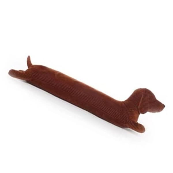 Pitkä mäyräkoira-tyyny pehmolelu 110 cm