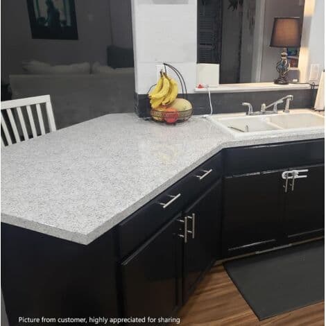 40 cm x 5 m Self-Adhesive Granite Wallpaper, for Kitchen Countertops, Worktops, Self-Adhesive Backsplash, Removable Kitchen Backsplash Paper