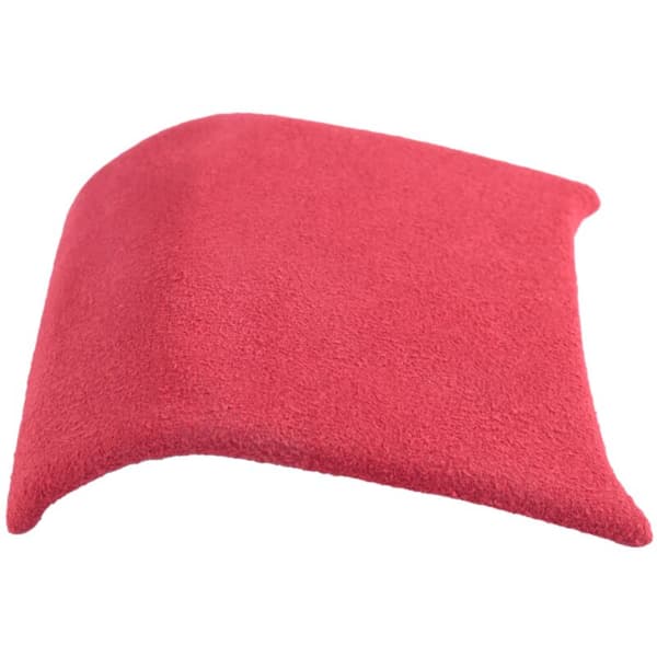For 2016+ Car Swivel Fur Suede Center Console Gear Shift Lower Panel Cover Trim Decor Sticker Accessories, Red