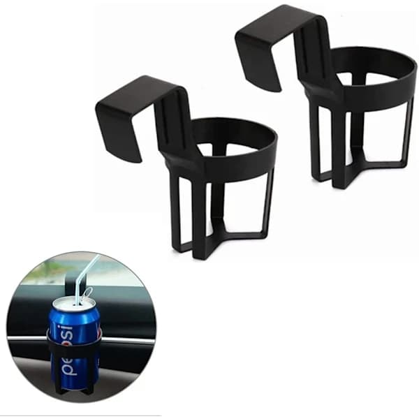 2 sorte bilkopholdere, bilvandkopholder i plast