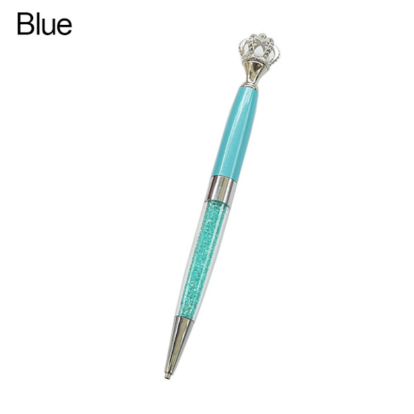 Diamant Maleri Pen Spids Borepen Kroneform BLÅ Blue