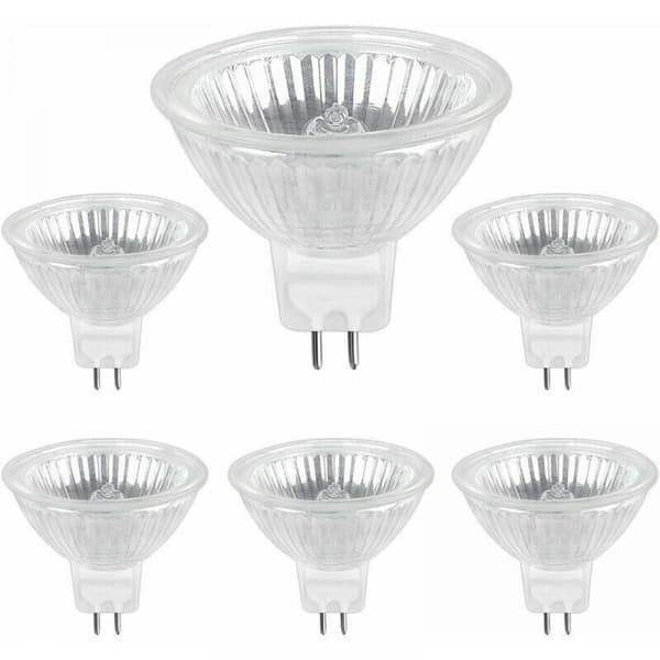 GU5.3 35W 12V Halogenlampe, MR16 Halogen Spotlampe, 6-pakning