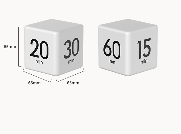 LCD-skjerm Kubetimer Hvit White 93