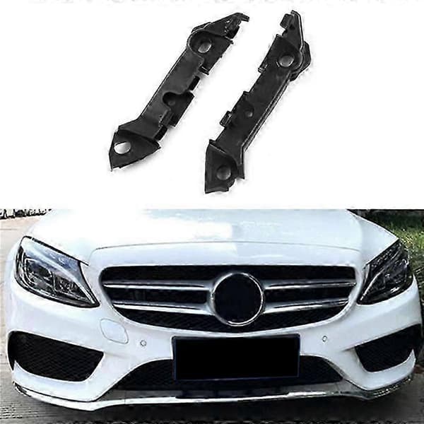 1 Pair Front Bumper Rail Bracket Compatible with C-Class W205 2014