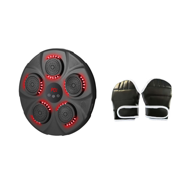 Smart Bluetooth Boxningsmaskin med Handskar - Väggmonterad Målträning Punching Utrustning för Vuxna, Barn, Hemmaträning och Gym a2