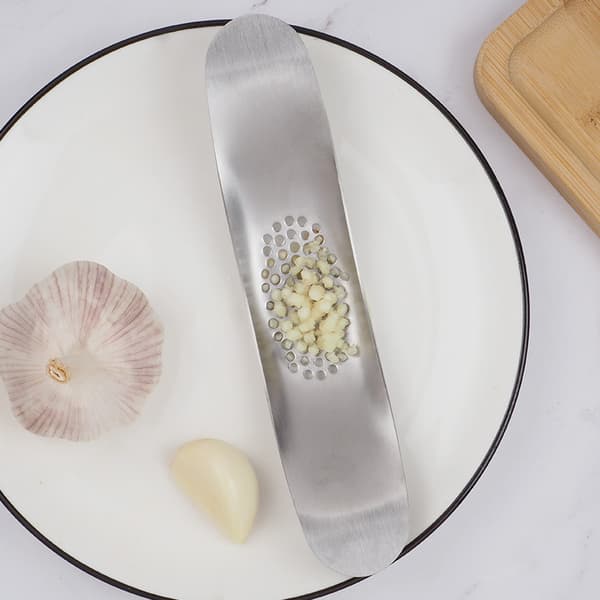Garlic Rocker Crusher Chopper Press Dishwasher Safe, Stainless Steel