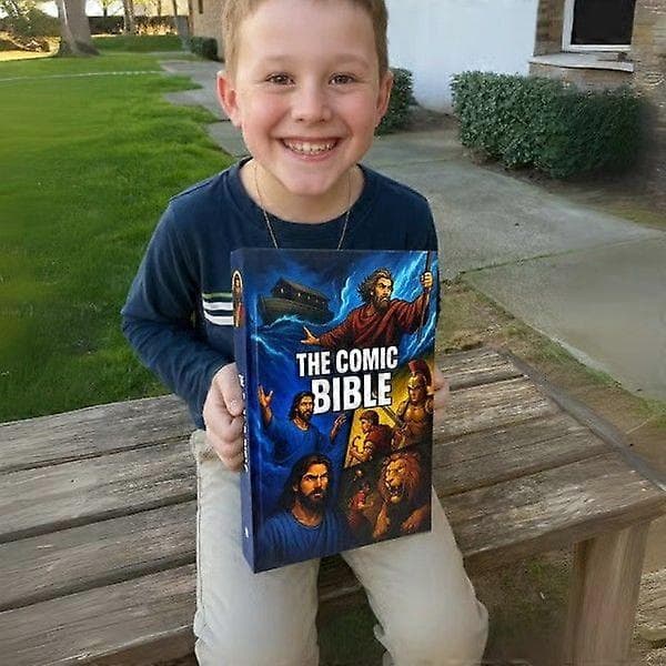 2025 New Comic Book Bible Action Illustration Gift