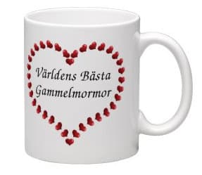 Mugg - Världens bästa gammelmormor