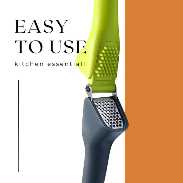 Garlic Press, Garlic Crusher, Garlic Mincer - Easy to Use, Clean, and Maintain - Durable, Functional Design