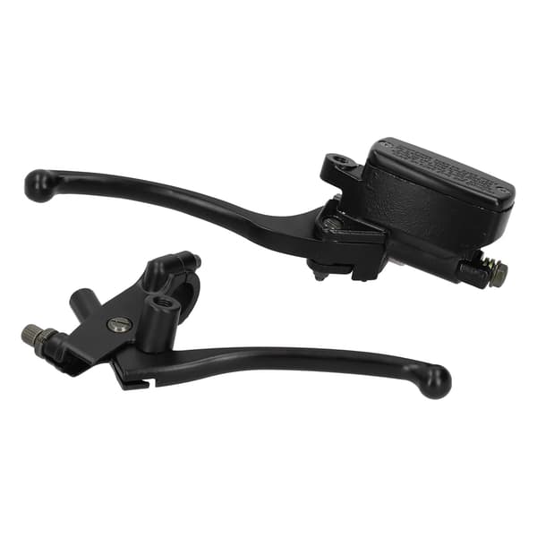 22 mm universal motorcykel hydraulisk bremsekoblingsgrebssamling sort CNC aluminiumslegering
