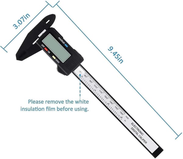 Adoric Digital Caliper - 0-6\" Electronic Measuring Tool with Large LCD Display