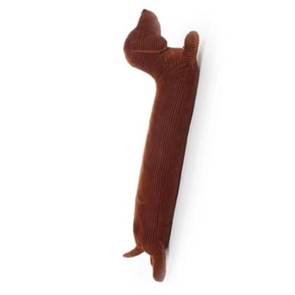 Pitkä mäyräkoira-tyyny pehmolelu 110 cm