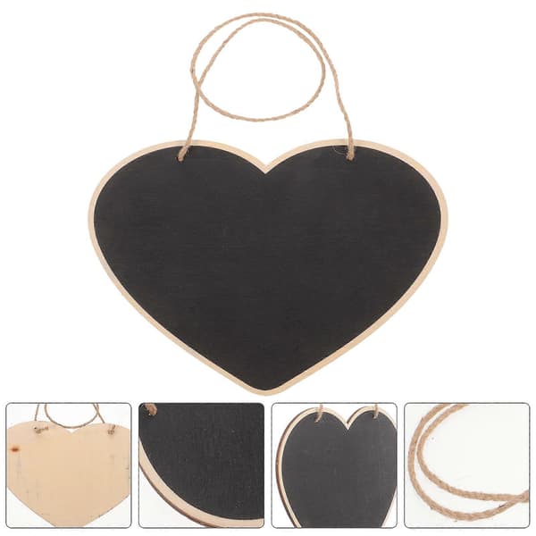 Hanging Chalkboard Sign Memo Blackboard Reusable Door Message Board