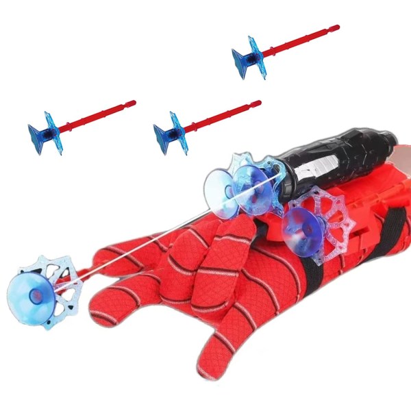 Spiderman Web Shooter til børn - Udstøder sugekopper Rød