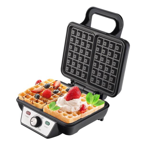Camry Belgian Waffle Maker - Double Svart 1000