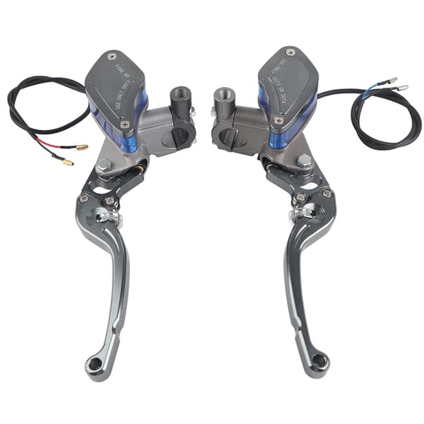 22mm Universal Motorcycle CNC Roller Adjustment Hydraulic Brake Pump Titanium