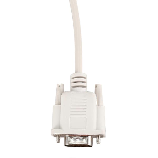 1,4M RS232 DB9 9-bens han til VGA-video 15-bens han adapterkabel lysegrå