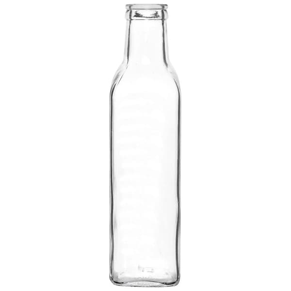 Glassflaske for olje/eddik med helletut og forsegling