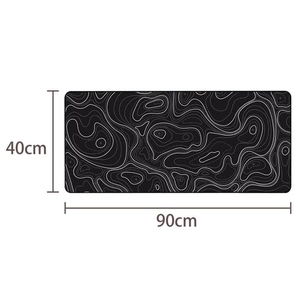 Large mouse pad desk pad Black M