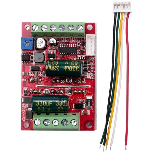 DC 6-60V 400W BLDC Trefasig Borstlös Motorstyrenhet PWM Hall Drivbräda 12V