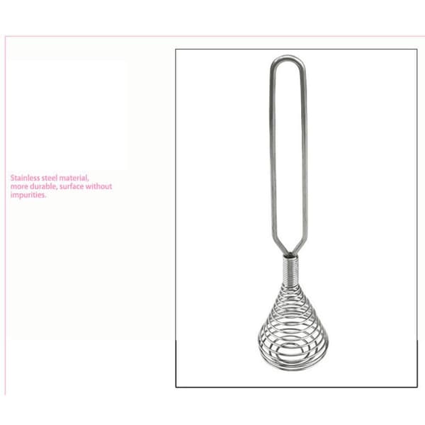 Manual Egg Whisk Stainless Steel Hand Mixer for Eggs Batter Sauce Kitchen Baking Tool Silver 22 x 5 x 8.5 cm