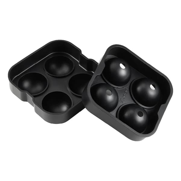 Isterninger/iskuler Isha 4 stk Silikon Dorre Svart black