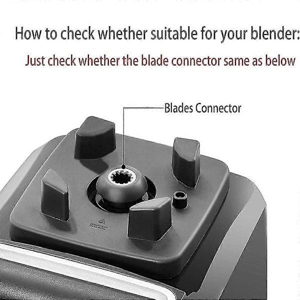 Blenderblad i rustfrit stål, reservedel til blender, blenderbladhoved