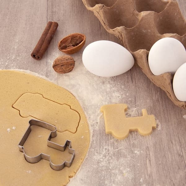 Pepparkaksform Lokomotiv i Rostfritt Stål, Diskmaskintålig