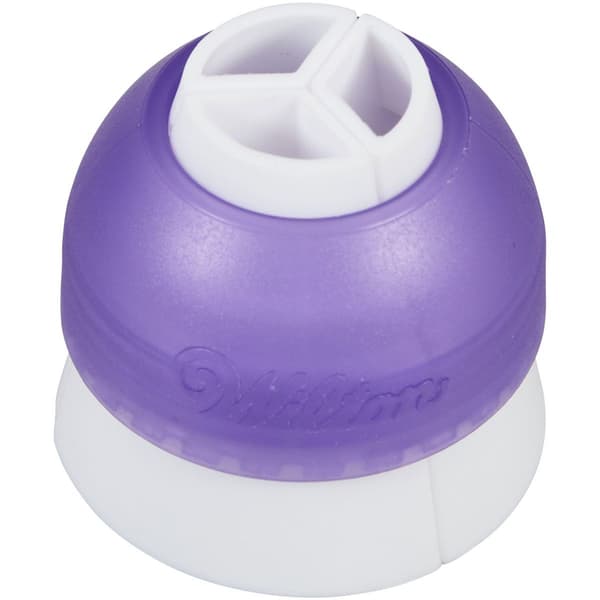 Wilton ColorSwirl Tri-Color Large Coupler Blå Silver, Violett blue