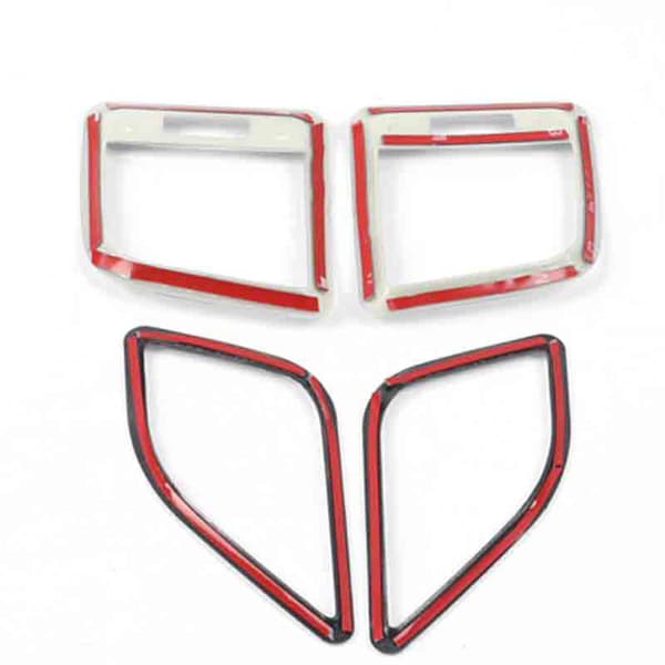 ABS Krom Dashboard Ventil Outlet Deksel Trim Ramme For -5 Cx5 Ke 2012-2016 Bil Styling