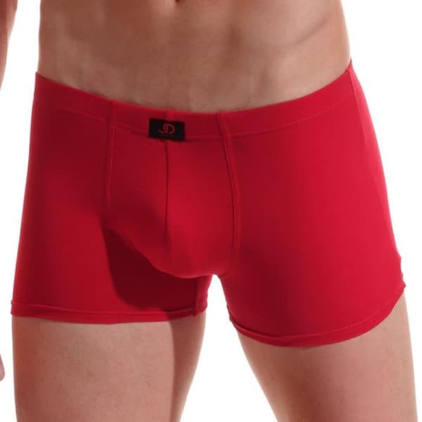 Røde bomullsboxershorts