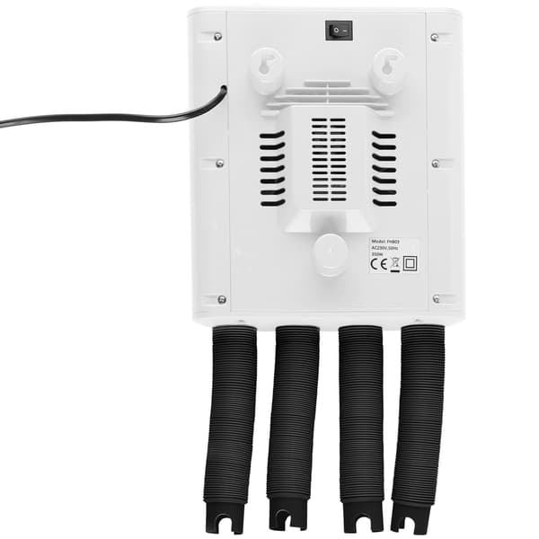 Skotørrer 350 Watt med 4 slanger til tørring af 2 par sko samtidigt