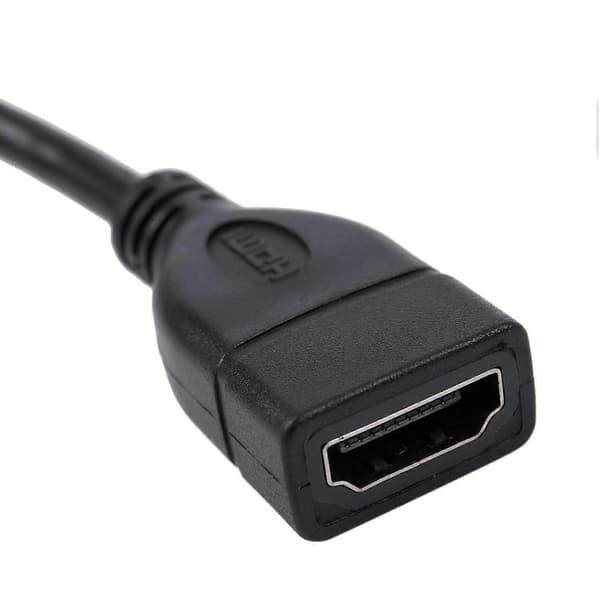 HDMI-kompatibel forlængerkabel han til hun kort og praktisk til Chrome Cast, Fire, Stick Connect