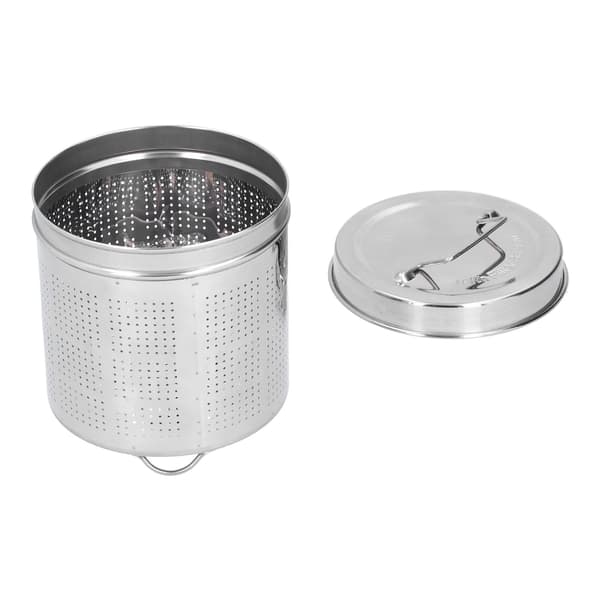 Tekande i rustfrit stål med tefilter, bryggefilter, varmtvandskande