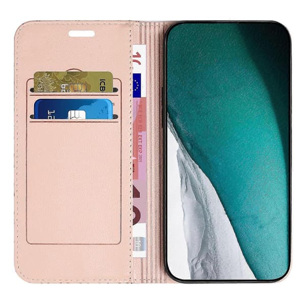For Samsung Galaxy S23 Ultra Case, PU Leather Flip Case Magnetic Closure Wallet Card Slots Stand Case Grid Design