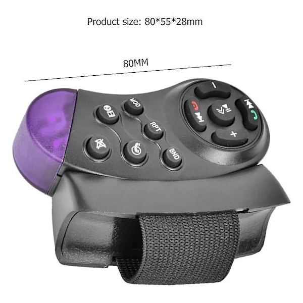 Universal Steering Wheel Remote Control Wireless 11 Buttons For Car CD DVD MP5 Player
