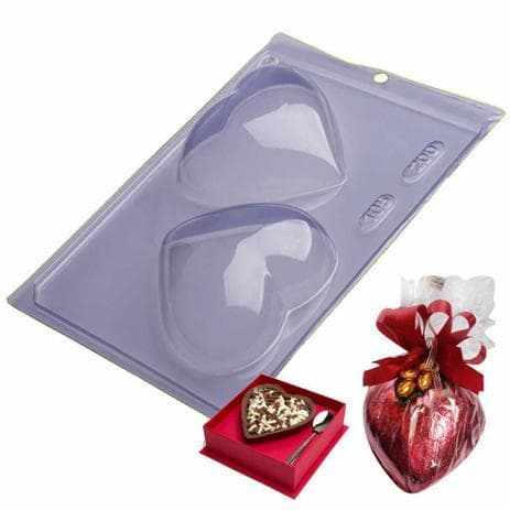 Pralineform Hjerte Chokoladeform - Porto Formas 105 Transparent transparent