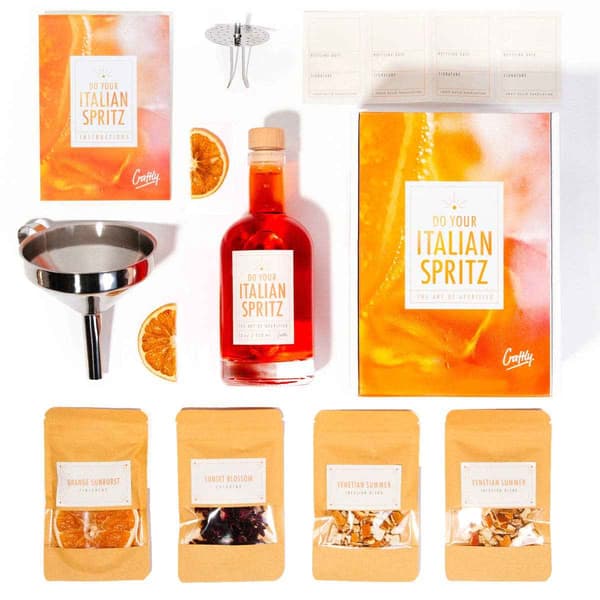 Lav din egen Aperol Spritz - DIY cocktail-sæt til aperitivo og spritz