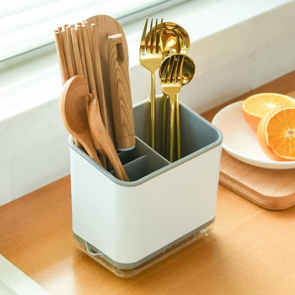 Køkkenredskabsholder, bestikstativ, vaskeorganisator, PP
