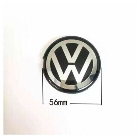 Sett med 4 originale navkapsler for aluminiumsfelger, 56 mm