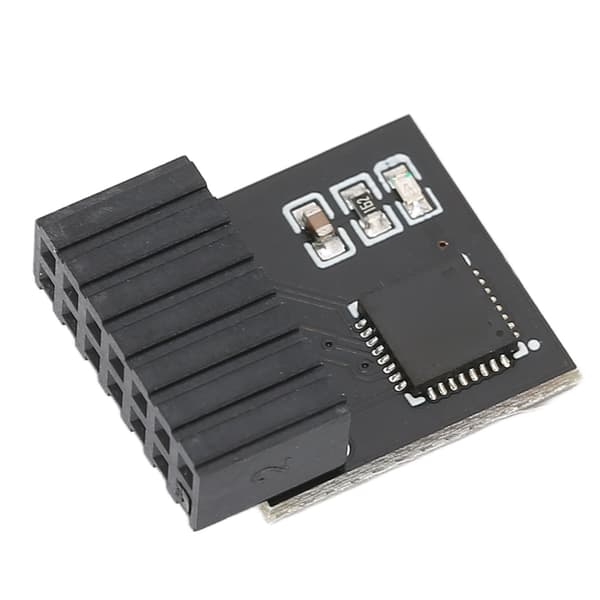 TPM 2.0 Krypteringssikkerhedsmodul 14-benet Stærk Kryptering TPM-processor Sort TPM-modul Systemkomponenter til Asus