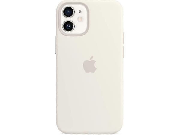 Silikonskal med MagSafe för iPhone 12 Mini Skyddsfodral, CJY White White