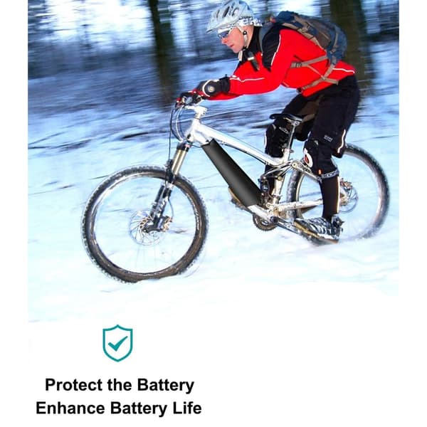 Elsykkel batteribeskyttelse neopren 5mm 28-36cm blå Blue